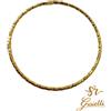 Bracciale Rigido in ORO GIALLO Diamantato Diametro 6.5cm 18 KT 750% List. 525€