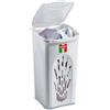 Stefanplast Portabiancheria Traforato con Coperchio 50 litri 37x37xh56 cm bianco - Primavera