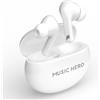 Sbs Auricolari microfono bluetooth MUSIC HERO X Beat Tws White MHTWSBEATBTNORW