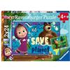 Ravensburger, Masha e Orso, 2x24 Pezzi, Puzzle per Bambini, Età (k8t)