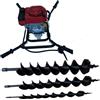 HT Trivella a scoppio 4 tempi 139 cc HT-GD139 con kit punte