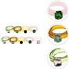 9 Pcs Anello Delle Caramelle Anelli Acrilici Per Donne Mancare