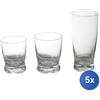 Bormioli rocco 5x Confezioni 3 Bicchieri In Vetro Madison Vino cl 19,5 Trasparente Bormioli