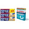 Kukident Plus Crema Adesiva Sigillo 35g. Per Dentiere Totali E Parziali. Sapore Neutro. 3 Confezioni & ALGASIV Cuscinetti Adesivi per dentiera inferiore, 30 pezzi. Dura tutto il giorno