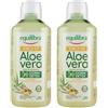 Equilibra Integratori Alimentari, Digest Aloe Vera, Integratore Aloe Vera da Bere Puro o Diluito, Aloin Free, Detox, Pura Polpa, Senza Aggiunta di Acqua, con Zenzero, Digestivo, Senza Glutine, 1 Litro