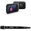 FLIR C5 Termocamera con WiFi: portatile, ad alta risoluzione e con rilevatore di tensione senza contatto VP52-2 CAT IV incluso