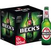 Beck's Pils, Birra Bottiglia - Pacco da 12x50cl