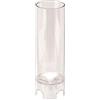 GLOREX 6 9731 104 - Stampo per candele cilindriche affusolate, circa 6 x 20 cm, in policarbonato di alta qualità