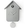 Guzzini Qq Home Orologio a Cucù con Pendolo, 24.8 x 12 x 39 cm, Grigio (a9O)