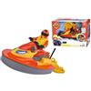 SIMBA gioco Sam il pompiere moto d'acqua Juno con personaggio per bambini
