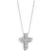 Salvini Collana Croce Salvini Altea 20106592 Oro Bianco Diamanti Croce 1,05 Ct Cross