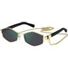 Marc Jacobs 496/S - PEF MT - Occhiali da Sole Donna - Oro/Verde