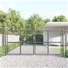 vidaXL Cancello da Giardino Rete Antracite 300x175 cm Acciaio Zincato