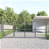 vidaXL Cancello da Giardino Rete Antracite 350x175 cm Acciaio Zincato