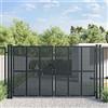 vidaXL Cancello Giardino Antracite 300x175 cm in Acciaio