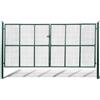 vidaXL Cancello in Rete per Giardino 415 x 250 cm / 400 x 200 cm