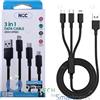 NCC CAVO DATI 3 IN 1 DA USB-A A LIGHT USB-C MICRO USB 60W D120MCL ALTA VELOCITA'