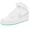 Nike Court Borough Mid 2 Gs - Sneakers Retro Basket Bianco - Taglia 36.5 [4.5 Us