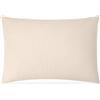 Pro Goleem Cuscino per bambini con federa in mussola di cotone, 33 x 45 cm, morbido cuscino per bambini, lavabile in lavatrice, perfetto per culla, letto, lettino e viaggi, beige