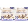 Scottex Carta Igienica Pura e Delicata, Morbida e Assorbente, 5 Veli, PH Neutro, Dermatologicamente Testata, 40 Pz (2 x 20)