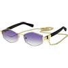 Marc Jacobs 496/S - S9E DG - Occhiali da Sole Donna - Oro/Viola Sfumato