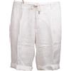 40Weft Uomo Bermuda Bianco Taglia 48