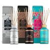 Tesori d'Oriente - Diffusore, Profumatore per Ambienti con Bastoncini, con Oli Essenziali, Deodorante Casa, Fragranze Ayurveda, Hammam e Muschio Bianco, 3 Confezioni da 200ml