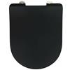 WENKO DIE BESSERE IDEE Sedile WC Premium Sedilo Nero Opaco (H9J)