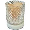Subitodisponibile Lampada in vetro Diamond con Sale Rosa dell'Himalaya 7x11 cm BOMBONIERA 1ERZ
