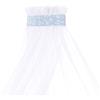 babybay Cielo piqué con nastro adatto per tutti i modelli fino a 96 cm di lunghezza, azzurro stelle bianche