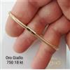 Savagioielli Bracciale Calza Elastico Donna Uomo in Oro Giallo 750 18 kt Nuovo