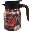 Bollitore sottovuoto Teiera floreale Borsa dell'acqua calda portatile per la