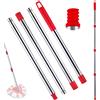 Sgizoku Manico del mocio da 148 cm per Vileda Turbo Smart mop base triangolare, sostituz