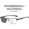 Erikole OCCHIALI DA VISTA LETTURA UOMO ANTI LUCE BLU MULTIFOCALI PROGRESSIVI PRESBIOPIA