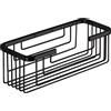 Gedy Porta oggetti box doccia a vite (25,2x10,2x8,6cm) AUGUSTUS Nero opaco 24191400