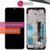 LG DISPLAY LG K41S LMK410 SCHERMO LCD + VETRO TOUCH SCREEN + FRAME PARI ORIGINALE