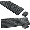 Logitech KIT COMBO TASTIERA E MOUSE layout ITALIANO LOGITECH WIFI MK235 WIRELESS