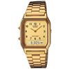Casio OROLOGIO CASIO AQ-230GA-9B ANALOGICO DIGITALE EDGY GOLD ORO VINTAGE AQ230GA