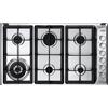 De Longhi Piano Cottura 6 Fuochi a Gas da Incasso 90 cm Acciaio Inox PLI 69 GHD