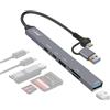Linq 7 in 1 Extender USB 3.0 IT7947, Card reader + Hub USB Doppiatore USB 3.0 e