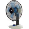 Bimar Ventilatore da Tavolo 5 Pale ø 30 cm 3 Velocità Nero/Bianco VT355