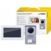 Vimar K40910 Kit Videocitofono Monofamiliare da Parete, Grigio la Targa e Bianco