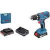 BP0BY Bosch Professional Trapano avvitatore a batteria 18 V GSR 18 V-21 (max. (p9L)