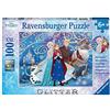 Ravensburger Italy Disney Frozen: Glitzernder Schnee. Glitter Puzzle 100 Teile XLL (A6X)