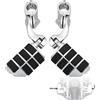 FOVPLUE LTMOTO Pali da 3,2 cm, inclinati e regolabili per Harley Davidson Touring Road King Road Glide Street Glide Electra Glide Softail Sportster con barra da 3,2 cm, cromato