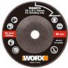 WORX WA6074 - Disco abrasivo per tritatutto WX801, 76 mm (h9d)