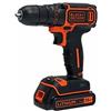 Black+decker Black + Decker trapano avvitatore 18 V, nero, BDCDC18K1-QW (e4l)