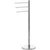 Gedy 27311300000 Tracy bagno cromato, Misure e peso: 93,7X25X43,5 CM & 2,984 KG, Porta asciugamano realizzato in metallo, Design R&S, 2 anni di garanzia, Unica