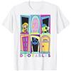 Disney Pixar Doorables Rapunzel Mike Stitch Colorful Doors Maglietta (D0I)