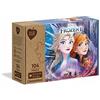 Clementoni Play For Future-Disney Frozen 2-104 pezzi-materiali 100% riciclati-Ma